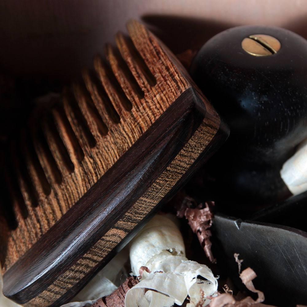 Combs - Beard Comb With Bocote & Rosewood