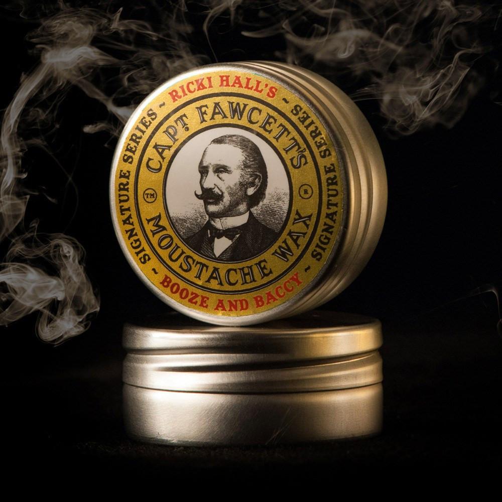 Moustache Wax - Ricki Hall's Booze & Baccy Moustache Wax