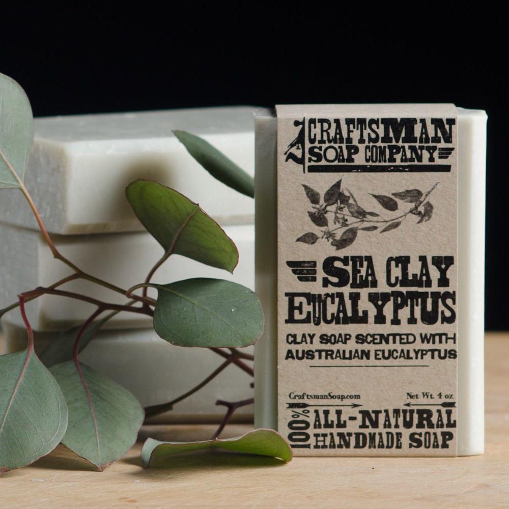 Soaps - Sea Clay Eucalyptus Bar Soap